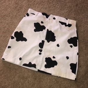 Cowgirl print Fashion mini skirt